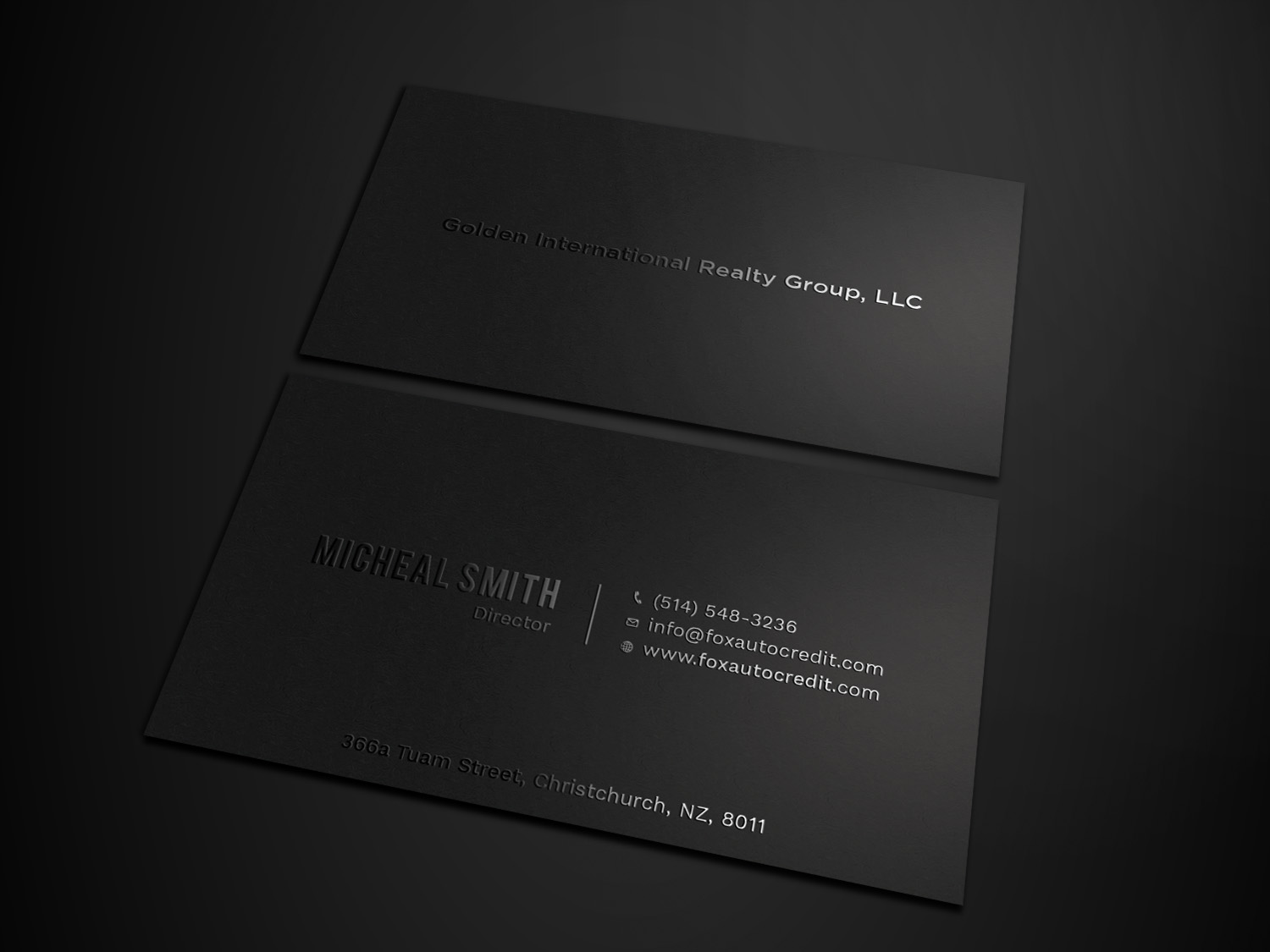 Business Card Design by Tripti Ranjan Gain for Golden International Realty Group, LLC | Design #20699341