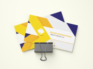 Business Card Design by ilovedesign1 for Golden International Realty Group, LLC | Design #20702188