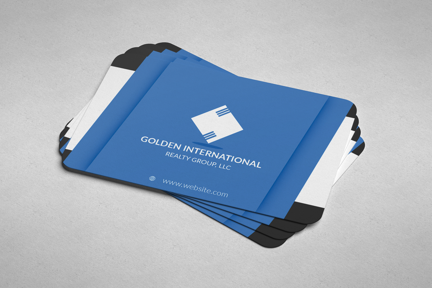 Visitenkarten-Design von ilovedesign1 für Golden International Realty Group, LLC | Design #20702190