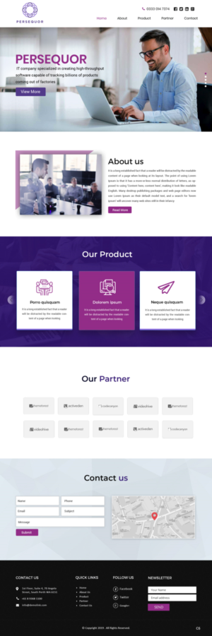 Web Design by pb for Gamalocus ApS | Design: #20705377