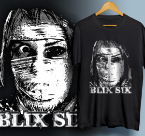 Blix Six T-shirt | T-shirt Design by 99.degree