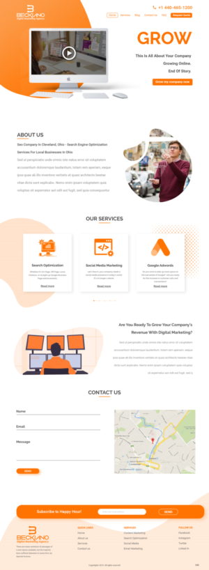 Web Design by pb for this project | Design: #20717045