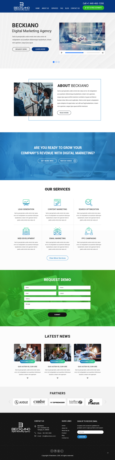 Web Design by pb for this project | Design #20724940