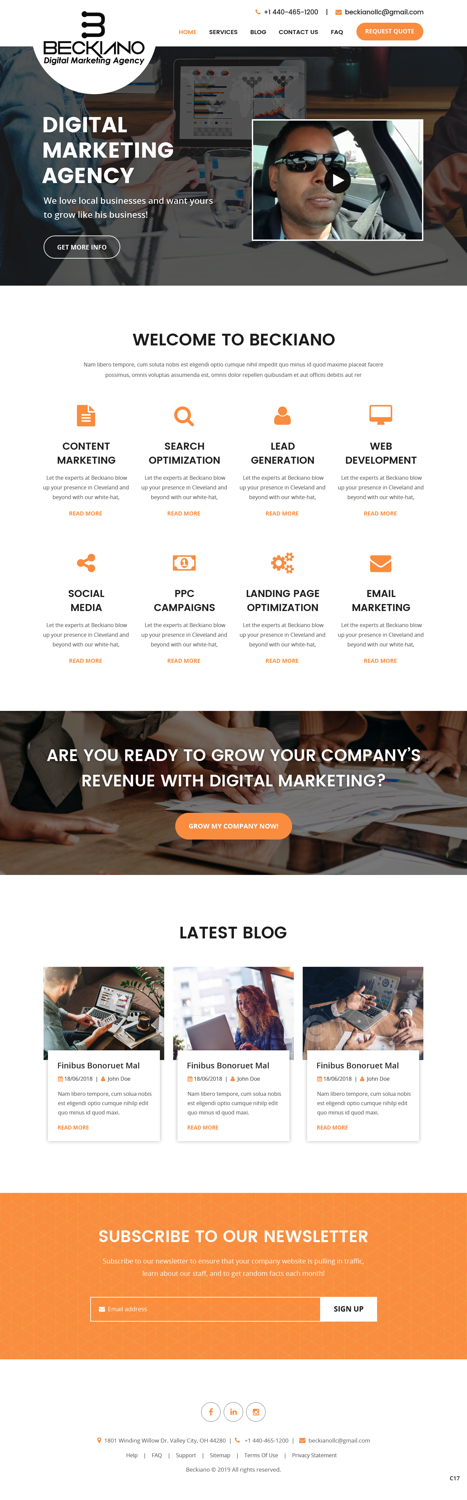 Web Design by pb for this project | Design #20724941