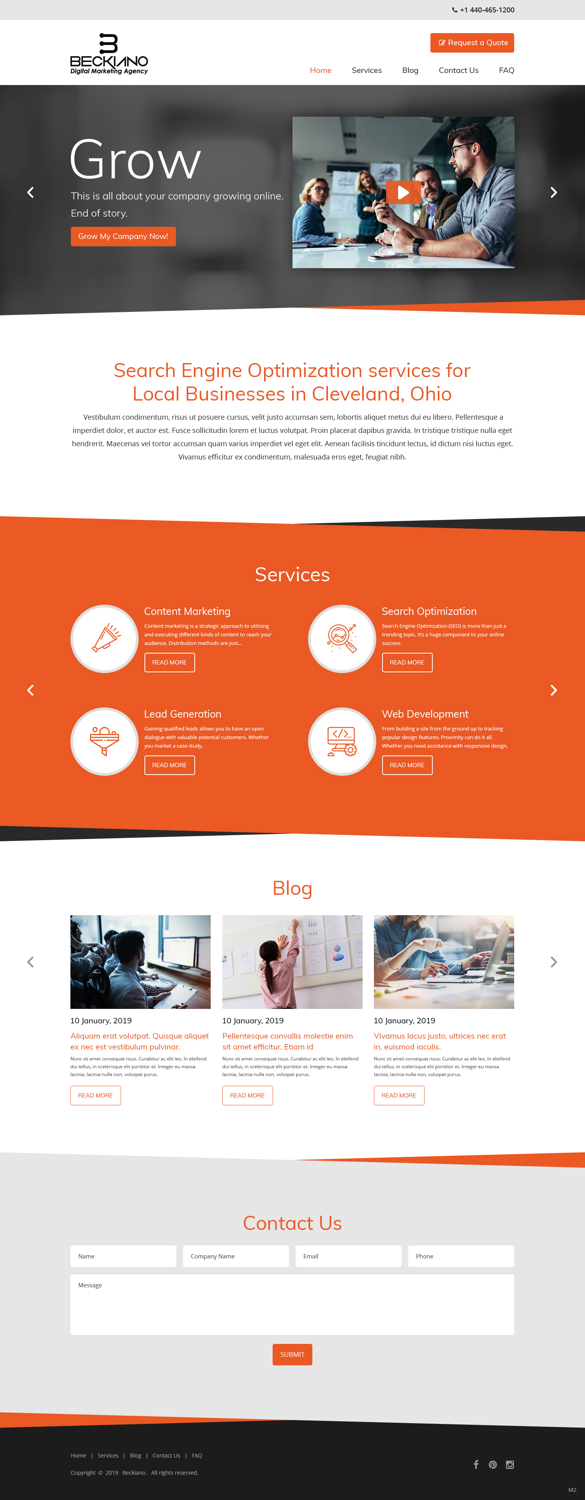 Web Design by pb for this project | Design #20724943