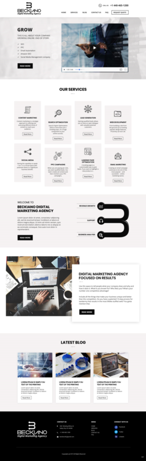 Web Design by pb for this project | Design: #20724950