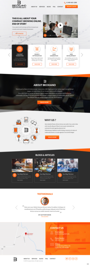 Web Design by pb for this project | Design: #20724951