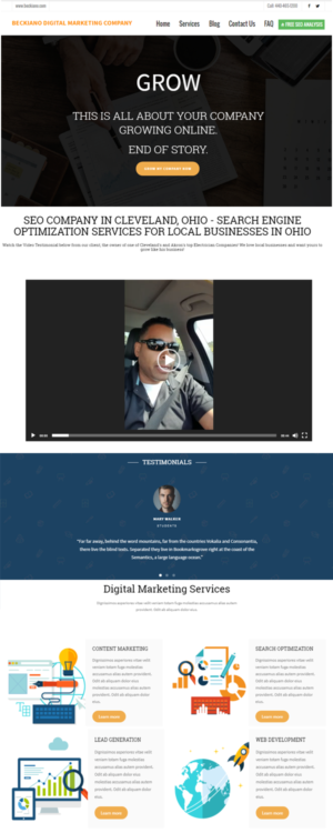 Web Design by Dades design for this project | Design: #20714804