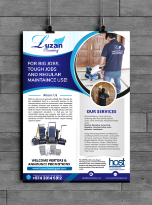 Luzan Cleaning Company Flyer  | Flyer Design by SAI DESIGNS