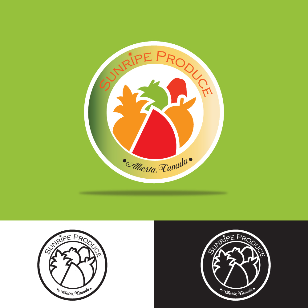 Logo Design by Dhyna Graphics for Sunripe Produce | Design #20711032