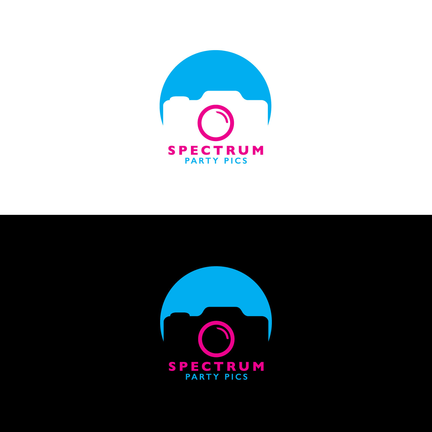 Logo Design by LogoToGoStudio for Spectrum Party Pics  | Design #20697937