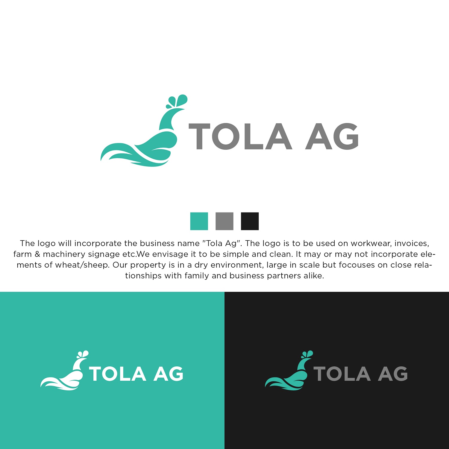 Logo Design by zatsukiki for Tola Ag | Design #20720810