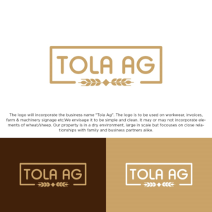 Logo Design by zatsukiki for Tola Ag | Design: #20745370