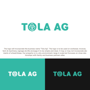 Logo Design by zatsukiki for Tola Ag | Design: #20745378