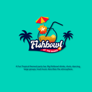 Fishbowl ( At The Banks ) | Logo Design by Majestic Prints
