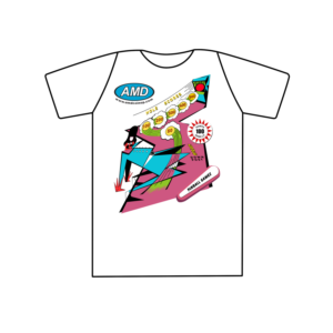 AMD Amusement Machines - Pinball Machines - T-Shirt Design | T-shirt Design by tarokun