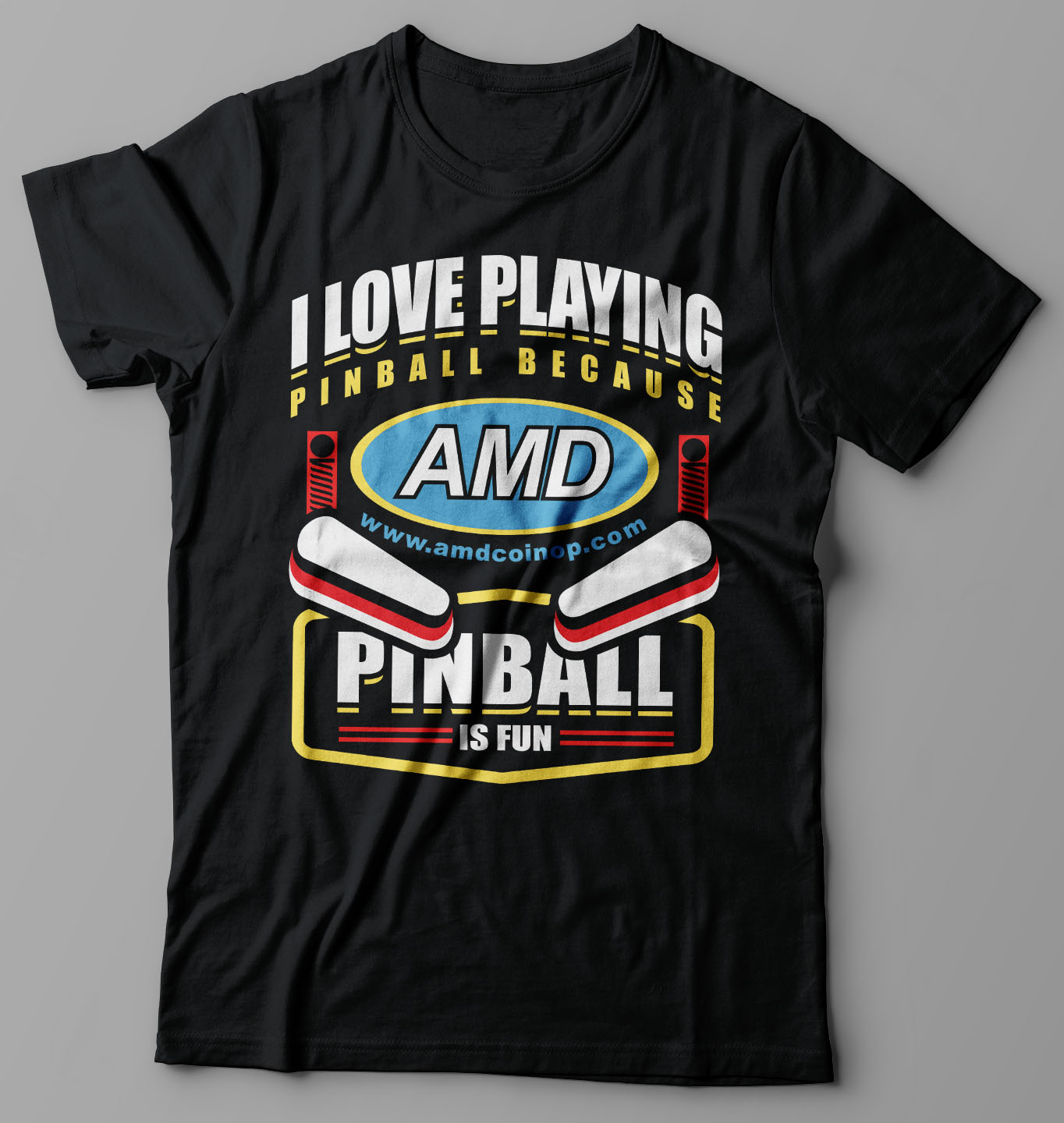 T-shirt Design by O_O NIZAL O_O for AMUSEMENT MACHINE DISTRIBUTORS | Design #20759915
