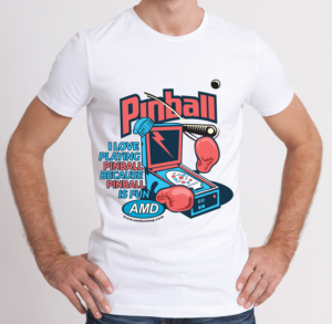 T-shirt Design by Erick 4 for AMUSEMENT MACHINE DISTRIBUTORS | Design #20705089