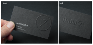 Building company buisness cards | Visitenkarten-Design von Amduat Design