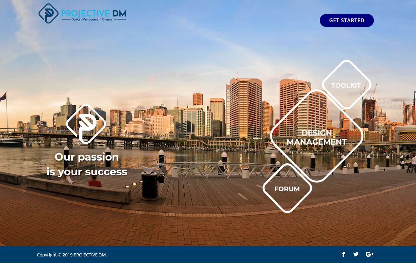 Web Design by CharaFathimalil for Projective DM | Design #20782332