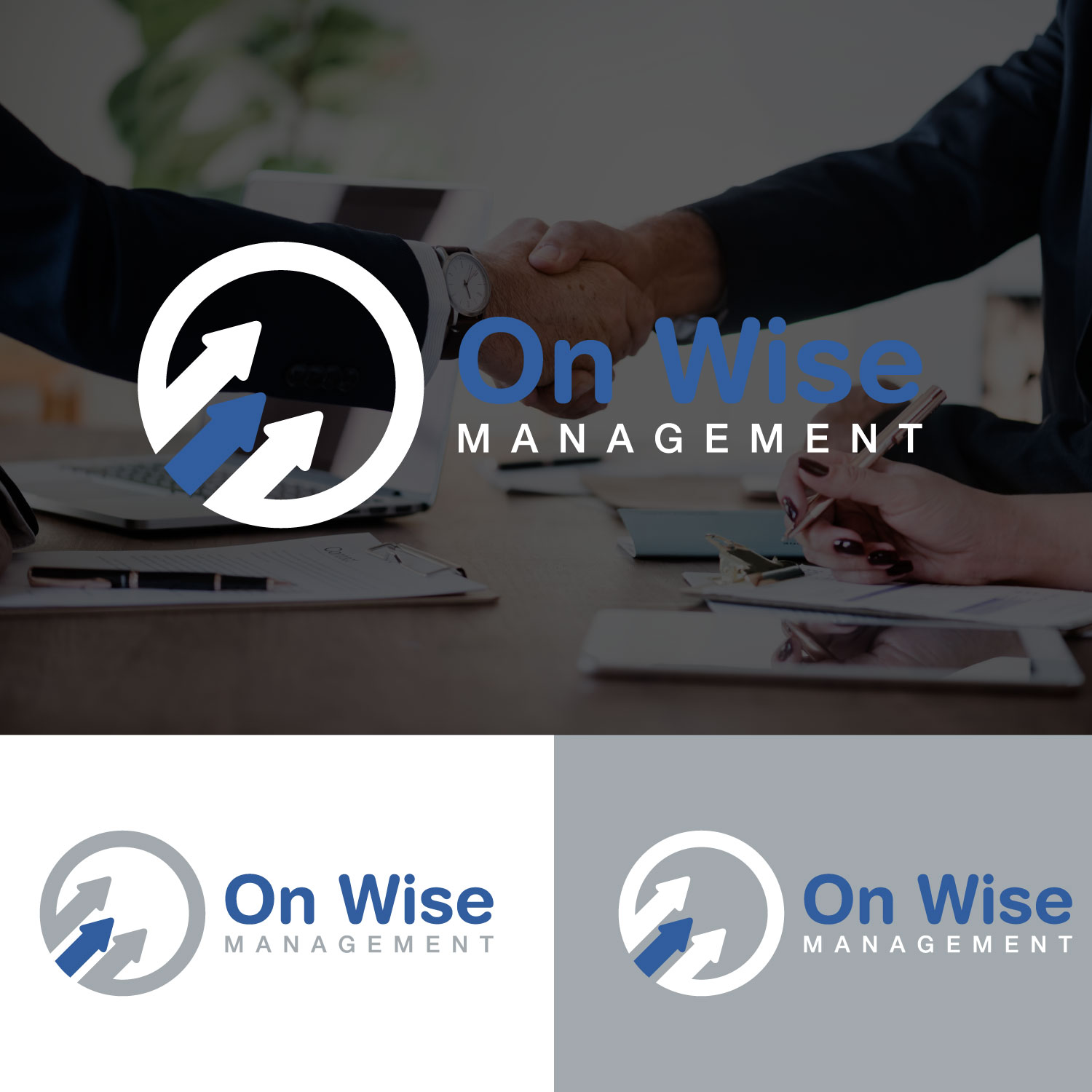 Logo Design by Tonmoyy for On Wise Management Company Limited | Design #20738183