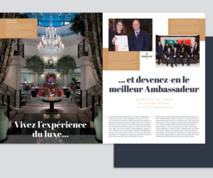 Magazine Design by shimbo_ab for INSTITUT SUPERIEUR DE GESTION HOTELIERE | Design: #20726098
