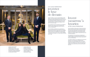 Magazin-Design von eleven für INSTITUT SUPERIEUR DE GESTION HOTELIERE | Design #20714249