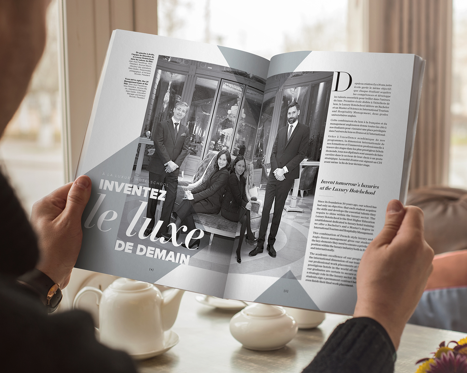 Magazine Design by banedsgn for INSTITUT SUPERIEUR DE GESTION HOTELIERE | Design #20711936