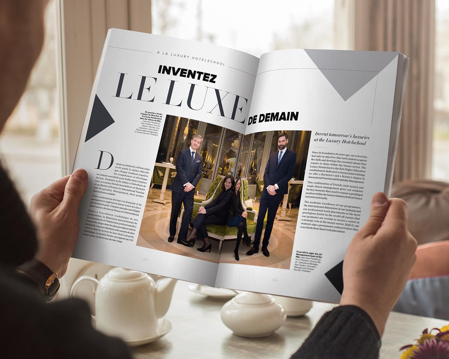 Magazine Design by banedsgn for INSTITUT SUPERIEUR DE GESTION HOTELIERE | Design #20712906