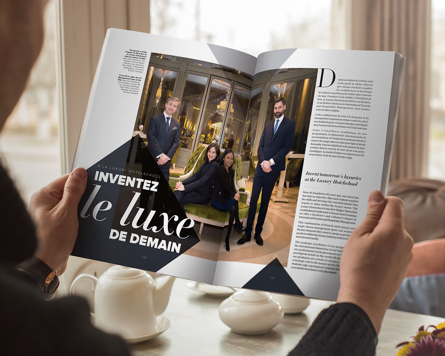Magazin-Design von banedsgn für INSTITUT SUPERIEUR DE GESTION HOTELIERE | Design #20712909