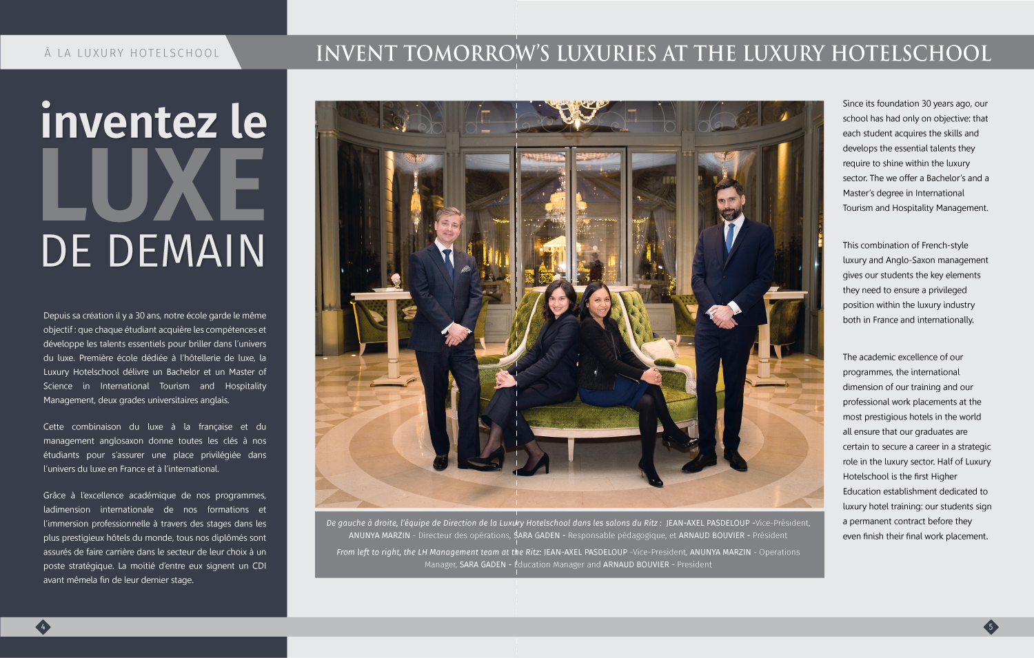 Magazine Design by meet007 for INSTITUT SUPERIEUR DE GESTION HOTELIERE | Design #20711829