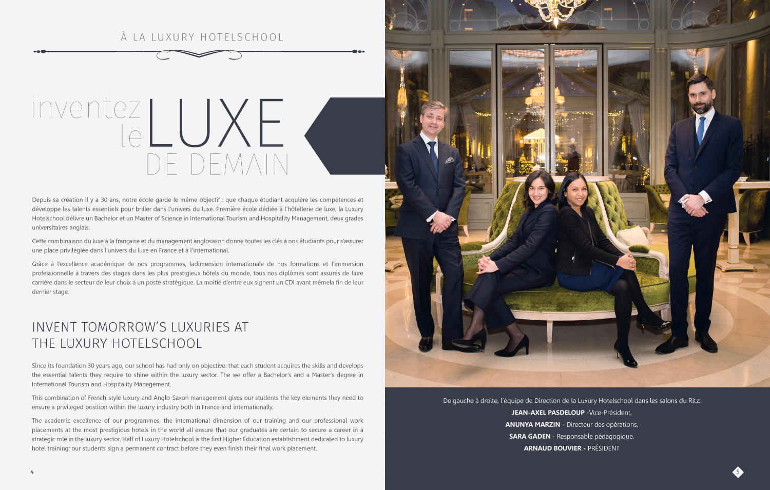 Magazine Design by meet007 for INSTITUT SUPERIEUR DE GESTION HOTELIERE | Design #20715707