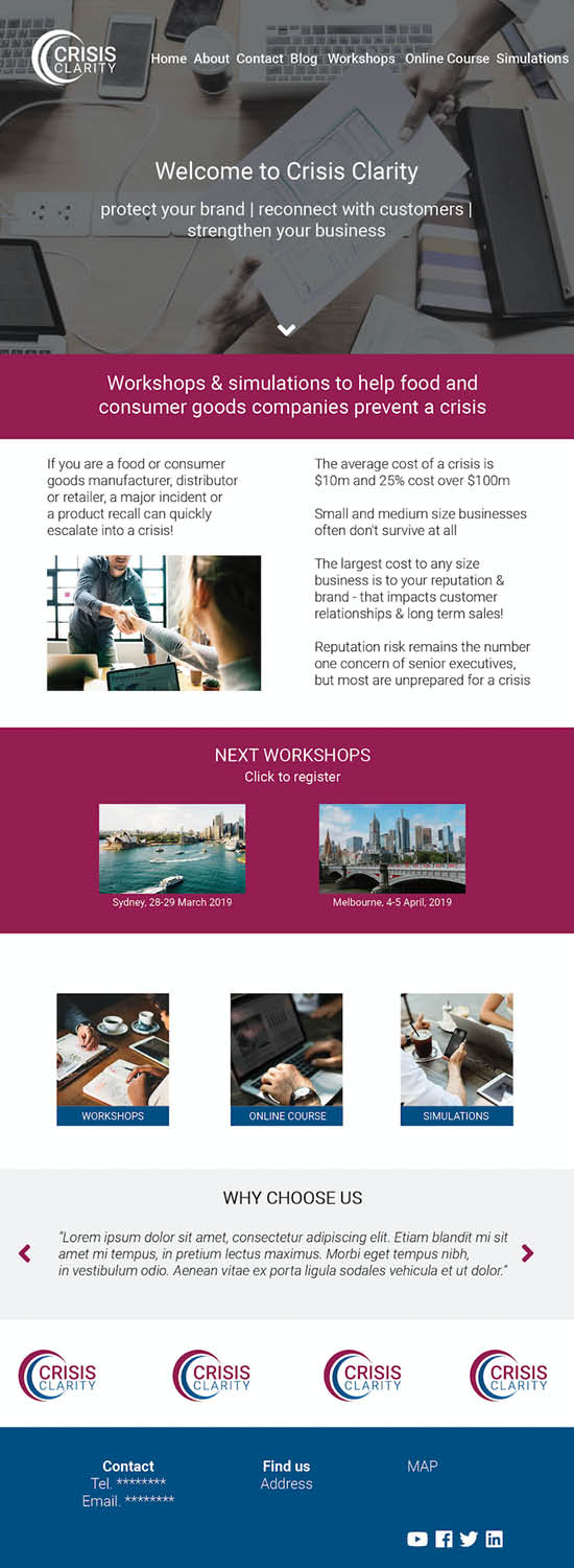 Diseño Wordpress por hcreates para este proyecto | Diseño #20714221