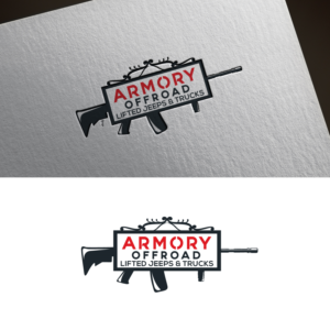 Armory Offroad, Lifted Jeeps and Trucks | Logo Design by sankar999
