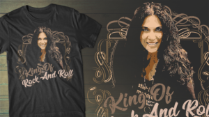 King Of Rock N Roll | T-shirt Design by db1404