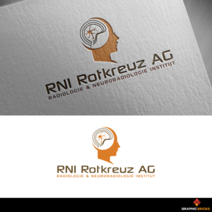 RNI oder RNI Rotkreuz oder RNI Rotkreuz AG plus eventuell Radiologie & Neuroradiologie Institut | Design de Logo par Graphic Bricks