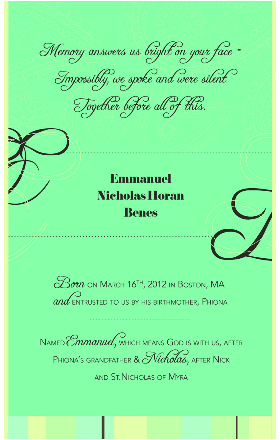 Diseño de Invitación por Mauve Designs para este proyecto | Diseño #695659
