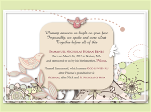 Design Invitation par Brigitte Melissa B pour ce projet | Design : #689892