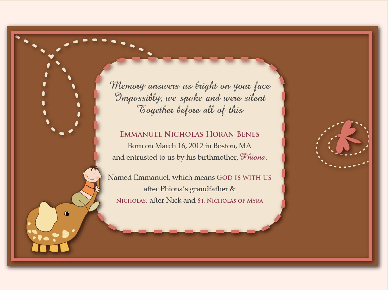 Invitation Design by Brigitte Melissa B for this project | Design #691018