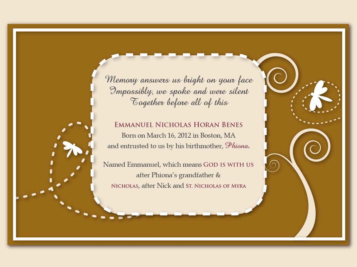 Invitation Design by Brigitte Melissa B for this project | Design #691383