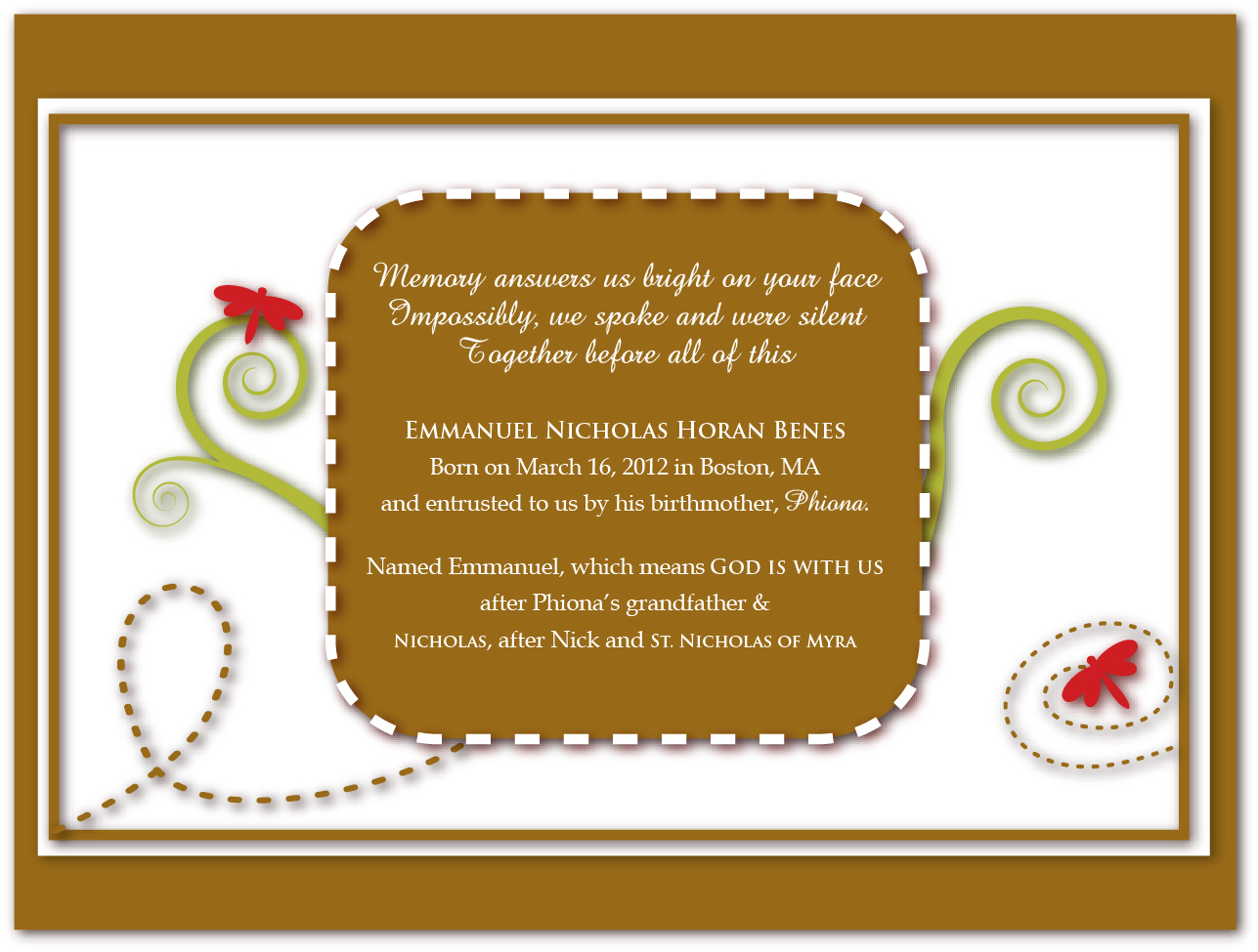 Design Invitation par Brigitte Melissa B pour ce projet | Design : #691385