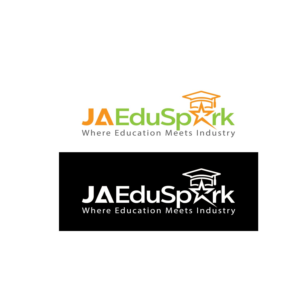 We would like the main logo to say JA EduSpark.  If possible, we would like to also have a few additional versions of the logo with tag lines such as including with the JA EduSpark logo - the tagline Where Education Meets Industry and a logo that includes JA EduSpark and a tagline that says Industry Tours.  | Design de Logo par Finley Johnson