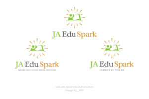 We would like the main logo to say JA EduSpark.  If possible, we would like to also have a few additional versions of the logo with tag lines such as including with the JA EduSpark logo - the tagline Where Education Meets Industry and a logo that includes JA EduSpark and a tagline that says Industry Tours.  | Logo Design by Iris 3