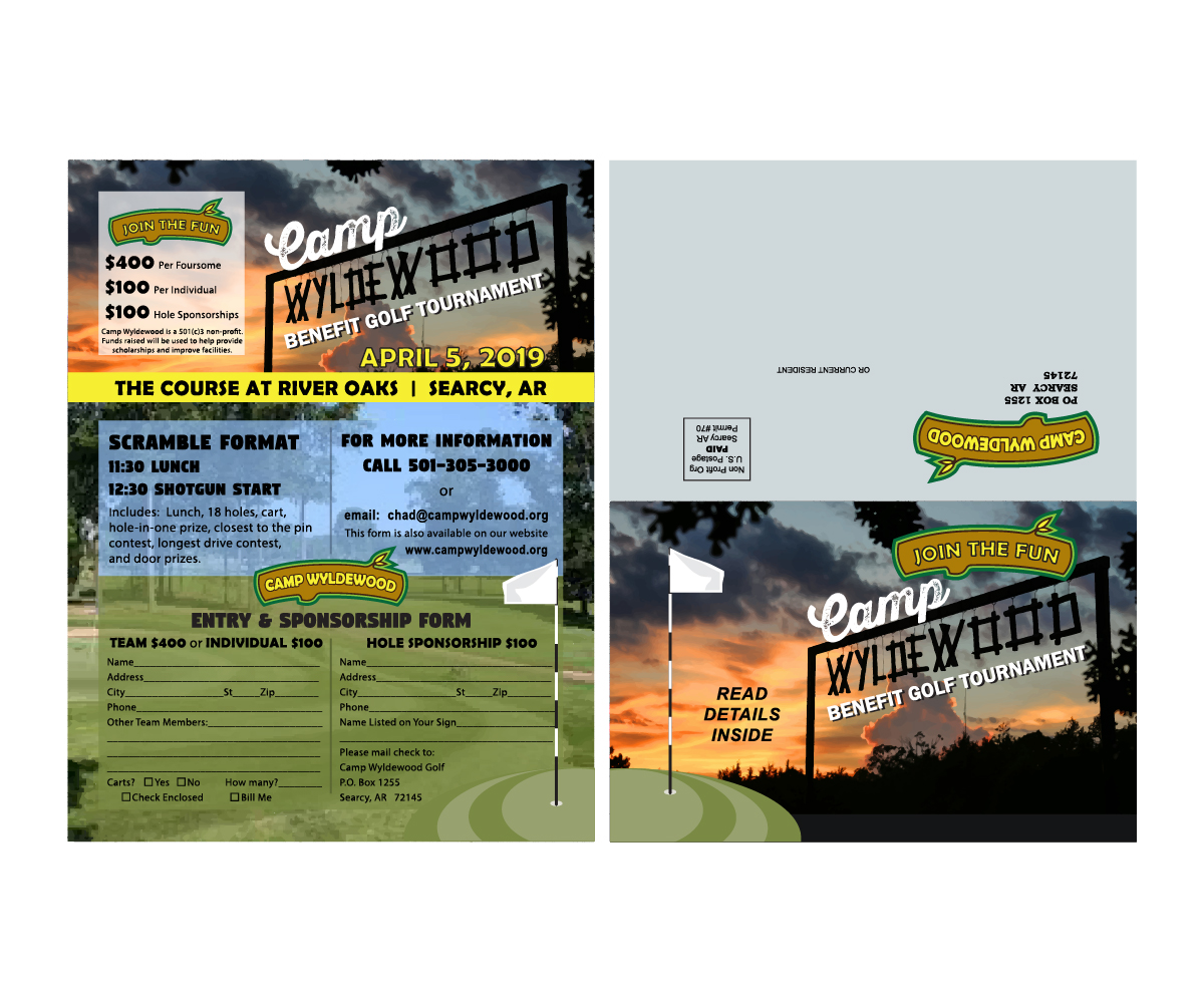 Flyer Design by Claudia Roberts for Camp Wyldewood | Design #20746656