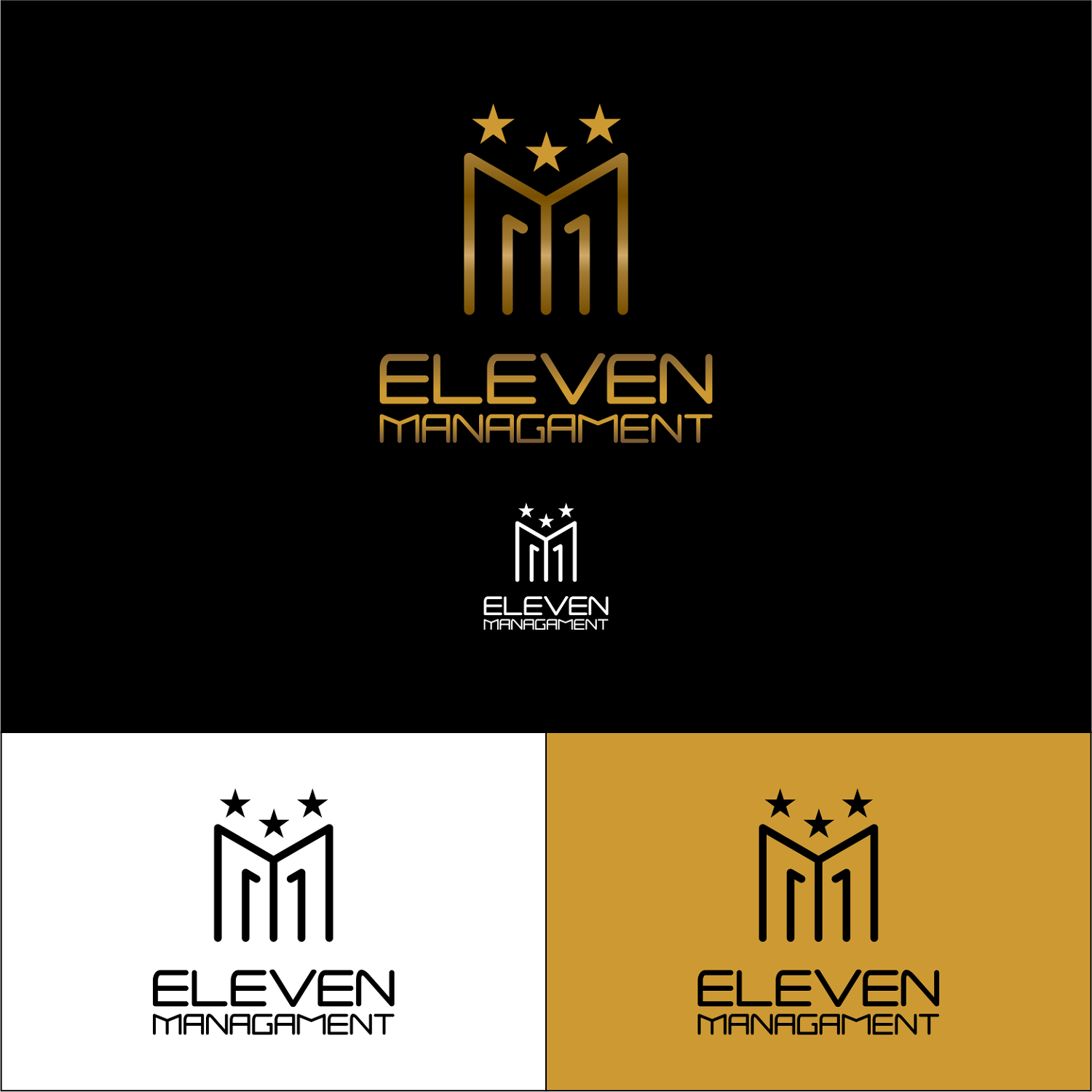 Logo Design by ronyynor for 11 Management | Design #20720930