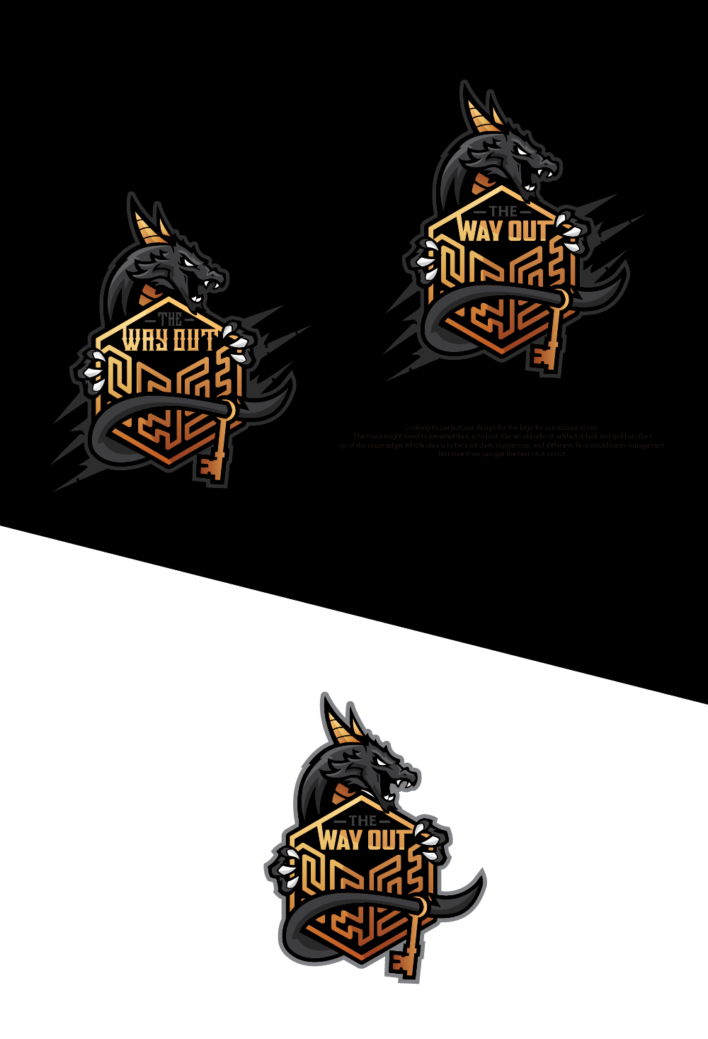Logo Design by NenadM for The Way Out Gladstone | Design: #20780662
