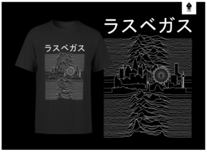 Unknown Pleasures Las Vegas  | Diseño de Camiseta por mngkw