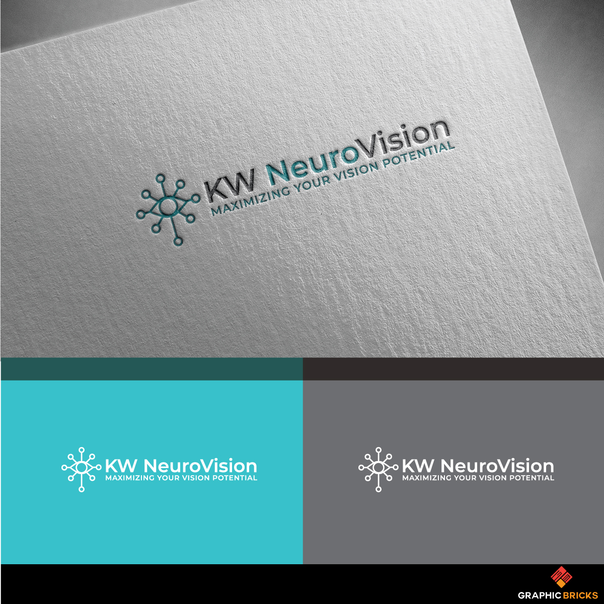 Logo Design by Graphic Bricks for KW NeuroVision | Design #20826380