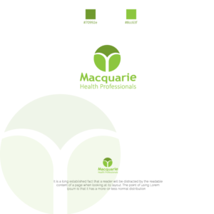 Logo-Design von godizayn für Macquarie Health Professionals | Design: #20725754