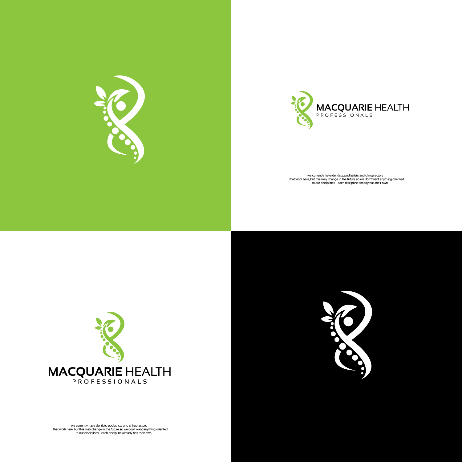 Logo Design by Ui Sohal for Macquarie Health Professionals | Design #20714548